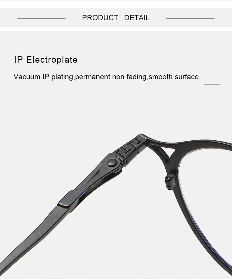 Krasivyy Unisex Full Rim Oval Round Titanium Eyeglasses 35926.