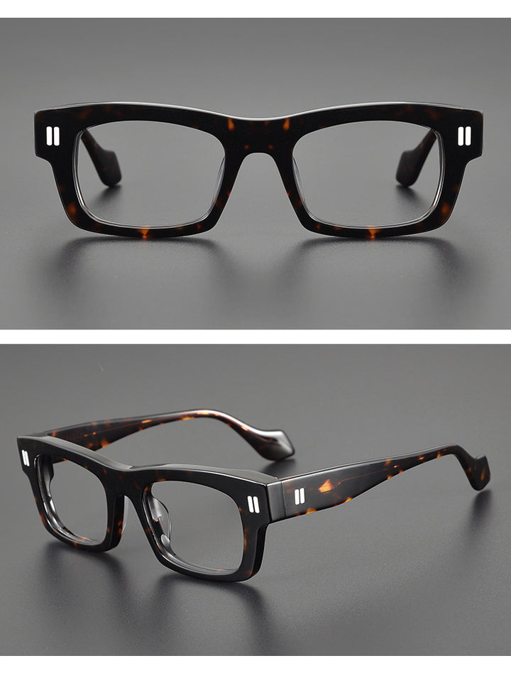 Gatenac Unisex Full Rim Square Acetate Eyeglasses Gxyj1087 — view 1 | Gatenac at FuzWeb