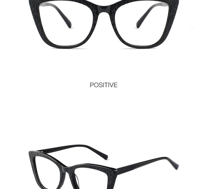Hotochki Womens Full Rim Cat Eye TR-90 Resin Acetate Frame Eyeglasses Z508 — view 19 | Hotochki at FuzWeb
