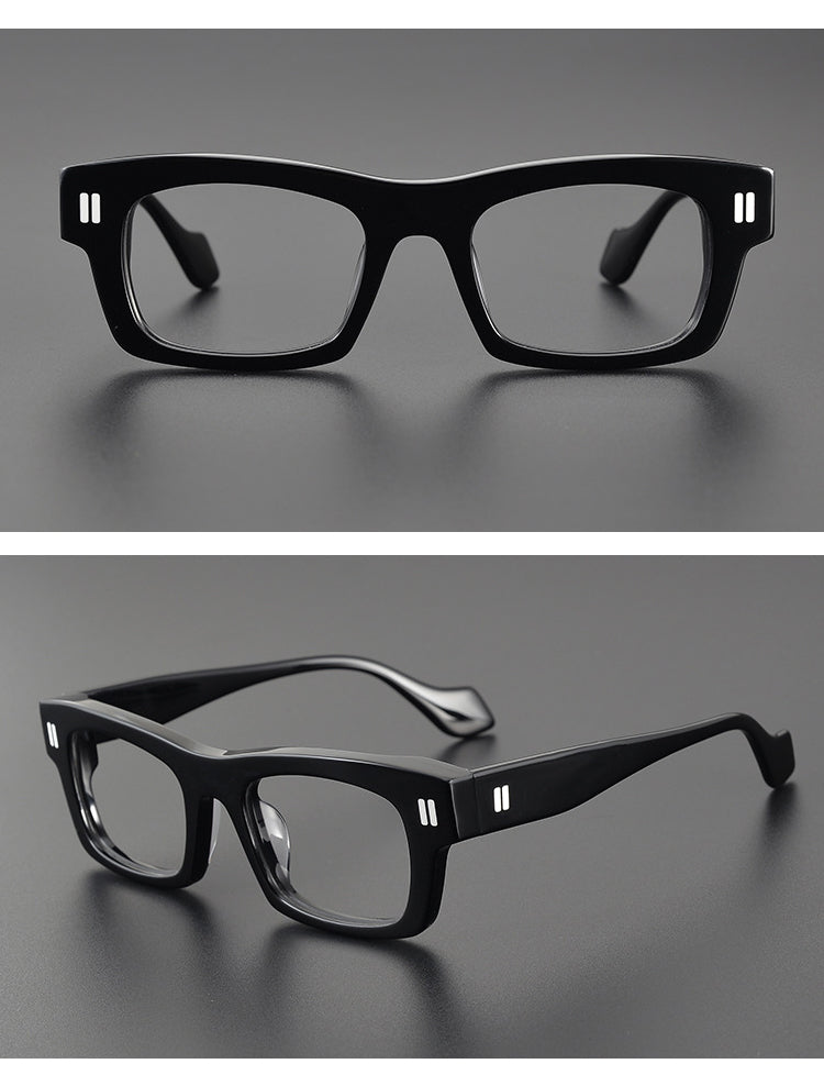 Gatenac Unisex Full Rim Square Acetate Eyeglasses Gxyj1087.