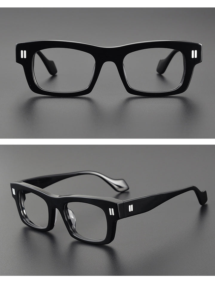 Gatenac Unisex Full Rim Square Acetate Eyeglasses Gxyj1087.