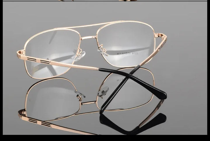 Unisex Alloy Frame Full Rim Eyeglasses 2256 — view 19 | Bclear at FuzWeb