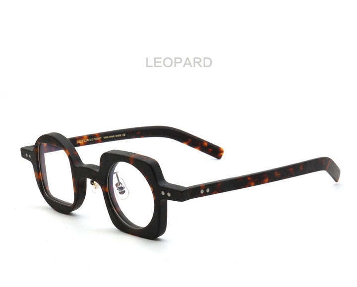 Muzz Womens Full Rim Square Round Acetate Frame Eyeglasses Hp2590 — view 7 | Muzz at FuzWeb
