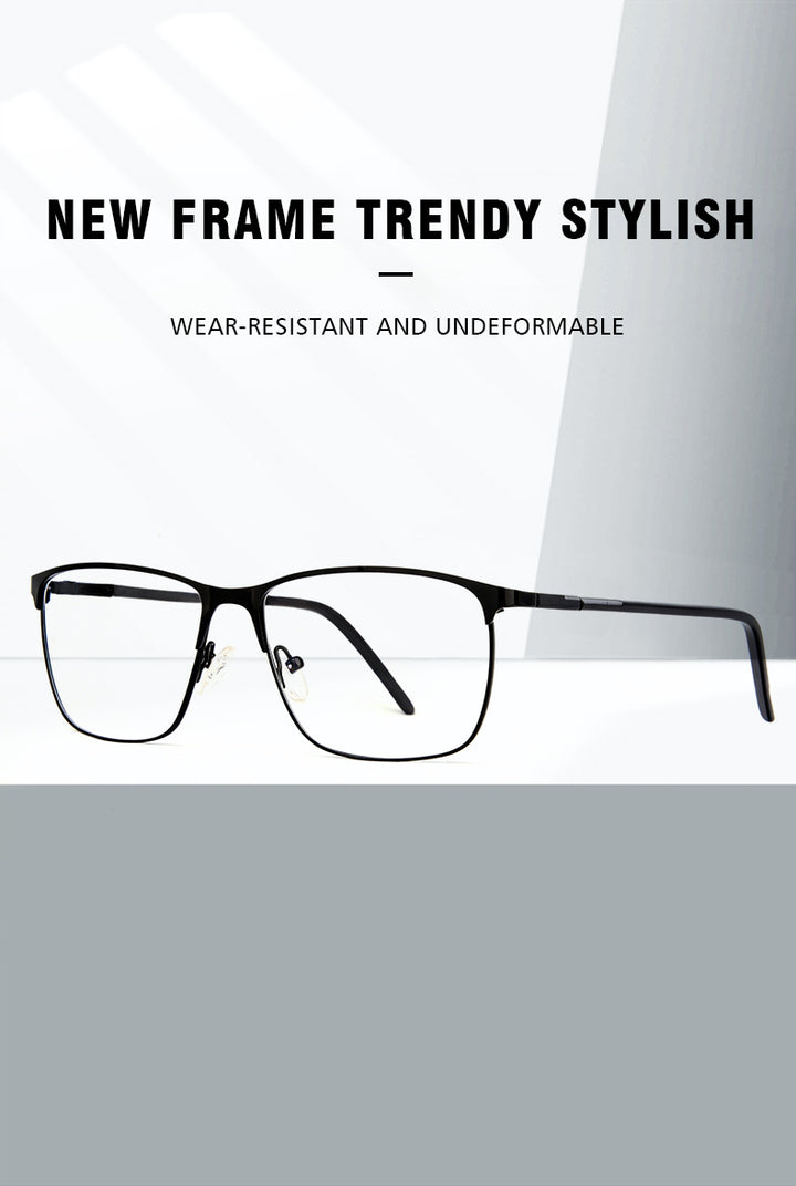 Kansept Womens Full Rim Square Metal Frames 900400 — view 1 | Kansept at FuzWeb