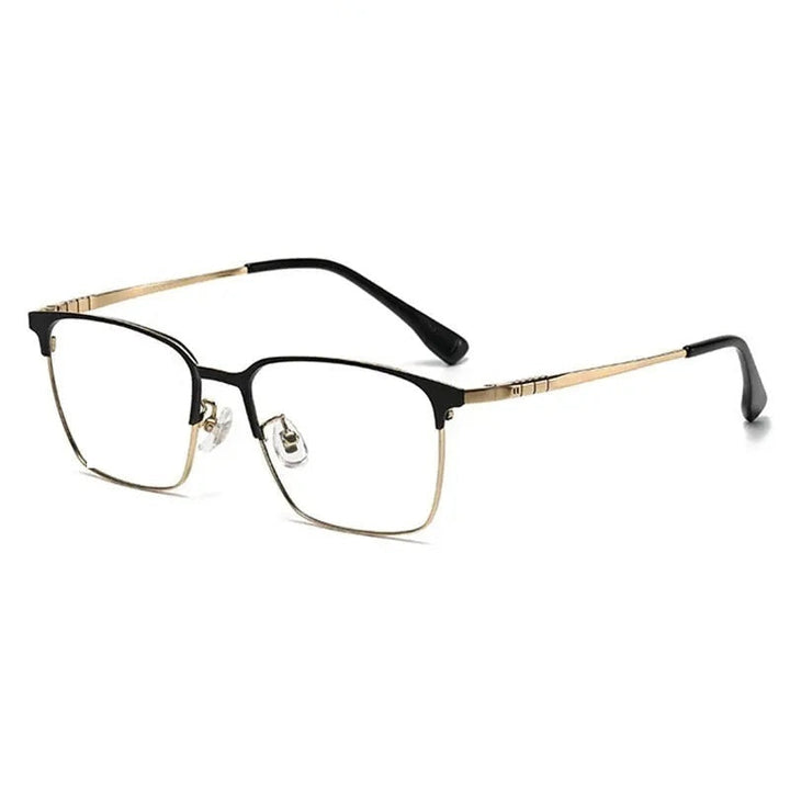 Chashma Ottica Unisex Full Rim Square Titanium Eyeglasses 98601 — view 3 | Chashma Ottica at FuzWeb