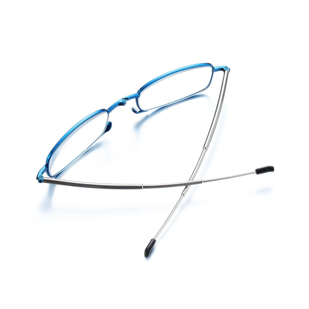 Gootrades Unisex Full Rim Square Alloy Foldable Reading Glasses 5923 — view 5 | Gootrades at FuzWeb
