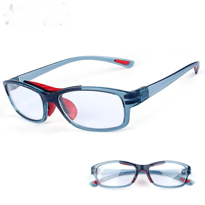 Chashma Ottica Unisex Full Rim Square Tr 90 Titanim Sport Goggle Eyeglasses 010.
