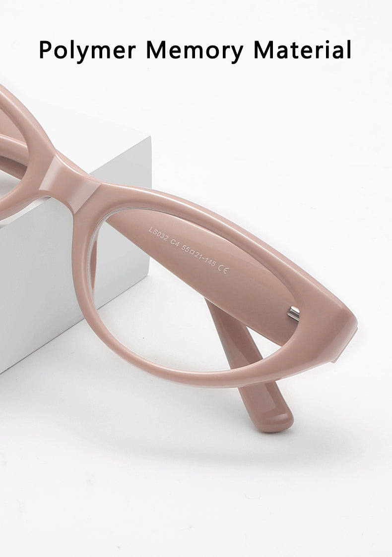Vicky Womens Full Rim Big Cat Eye Tr 90 Titanium Reading Glasses — view 2 | Vicky at FuzWeb