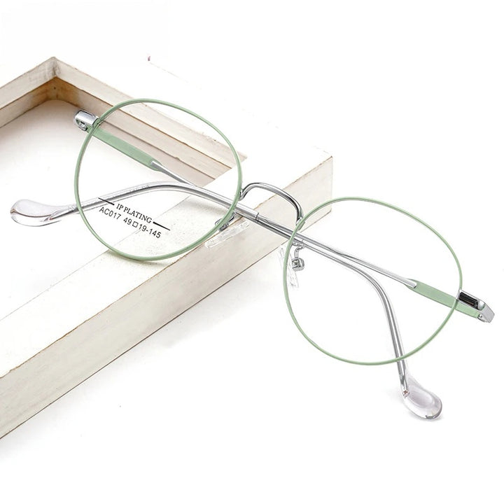 Chashma Ottica Unisex Full Rim Oval Stainless Steel Eyeglasses A017 — view 13 | Chashma Ottica at FuzWeb