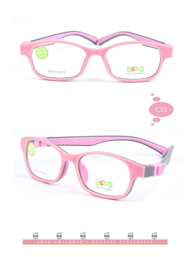 Secg Unisex Childrens Full Rim Round Tr 90 Silicone Eyeglasses 19013 — view 17 | Secg at FuzWeb