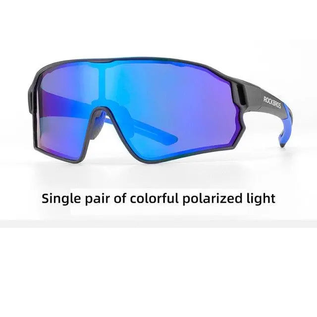 Rockbros Unisex Full Rim Rectangle Acetate Polarized Cycling Sunglasses 1000 Sunglasses RockBros