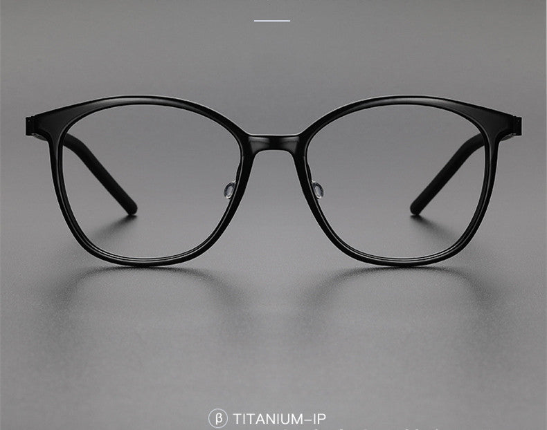 Aimee Womens Full Rim Square Acetate Titanium Eyeglasses 41851 — view 2 | Aimee at FuzWeb