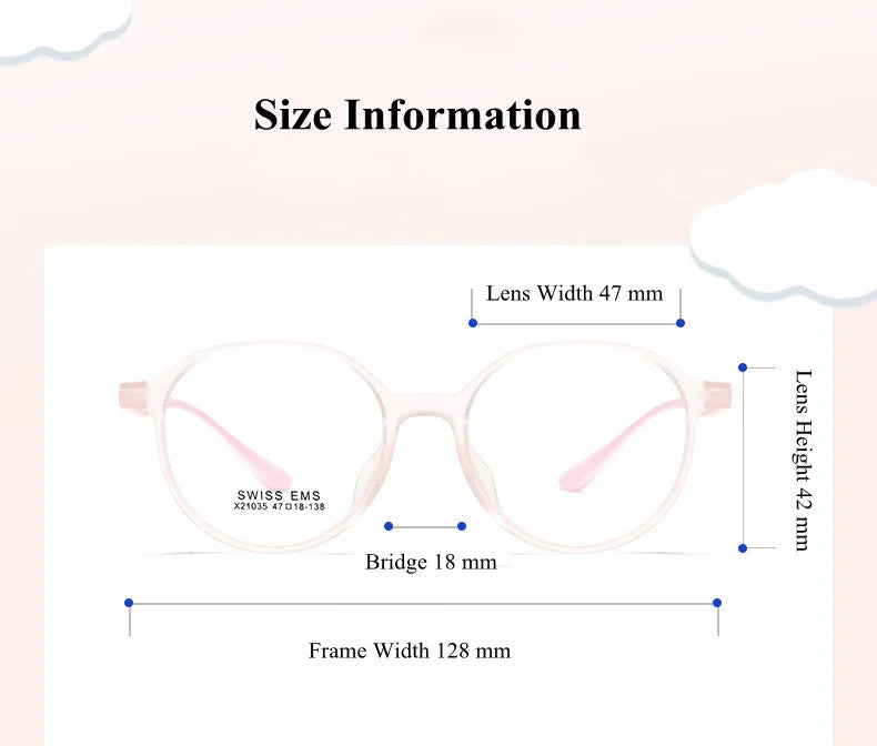 Chashma Ottica 21035 Eyeglasses — Frame Dimensions and Sizing Chart