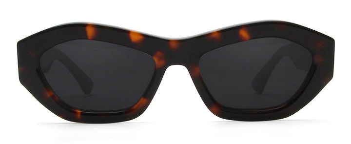 Esnbie Unisex Full Rim Oval Square Thick Acetate Sunglasses 230331.