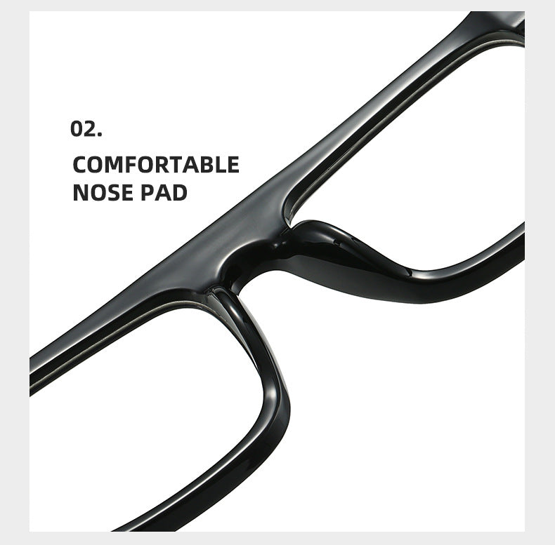 Kocolior 226100 Unisex Full Rim Square Brow Line PC Frames — view 1 | Kocolior at FuzWeb