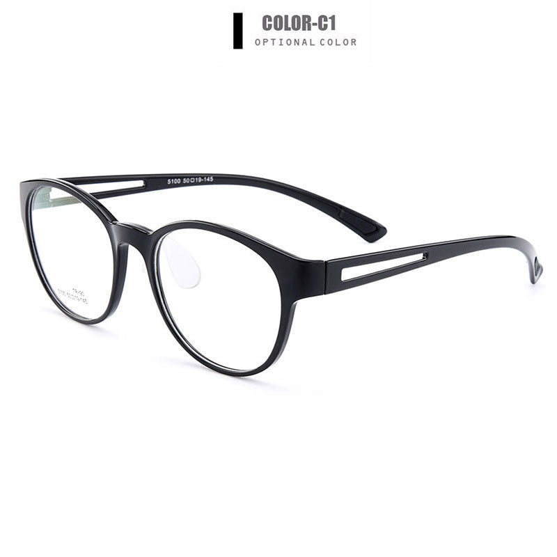 Gmei Unisex Eyeglasses Ultra-Light Tr90 Plastic 6 Colors M5100 — view 5 | Gmei Optical at FuzWeb