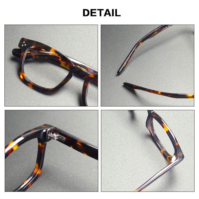 Gatenac Unisex Full Rim Square Acetate Reading Glasses G1159 — view 2 | Gatenac at FuzWeb
