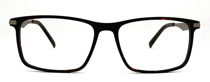 Esnbie Unisex Full Rim Square Acetate Titanium Eyeglasses 20091.
