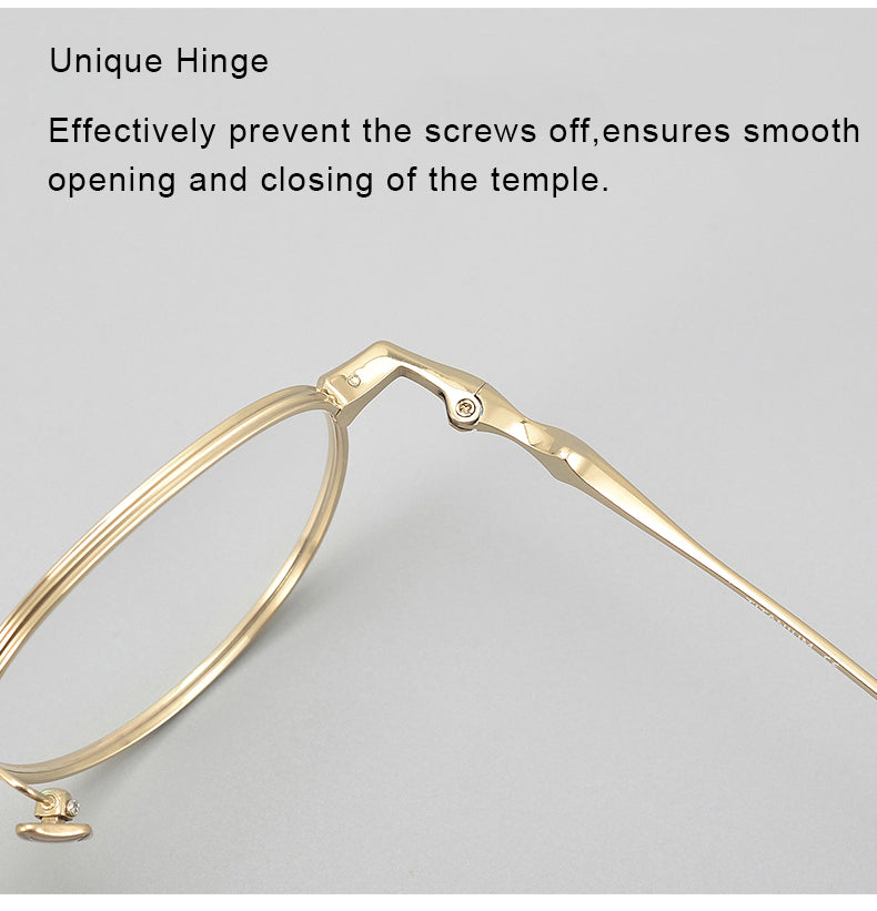 Krasivyy Unisex Full Rim Square Titanium Eyeglasses 14618.