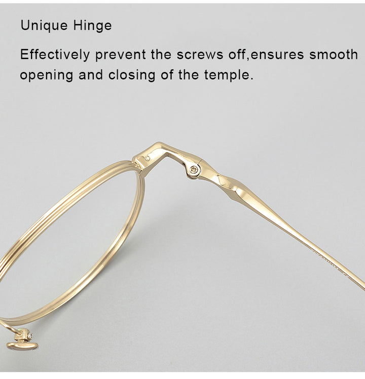 Krasivyy Unisex Full Rim Square Titanium Eyeglasses 14618.