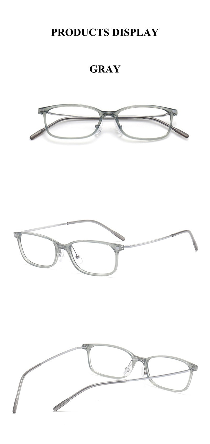 Chashma Ottica Womens Full Rim Square Acetate Alloy Eyeglasses 930302 — view 2 | Chashma Ottica at FuzWeb