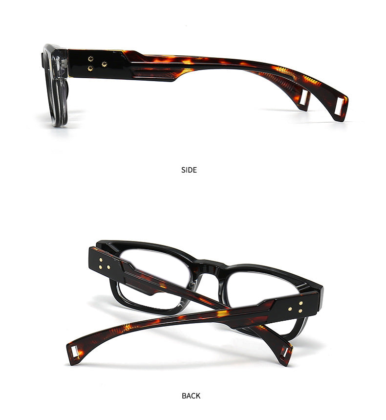 Kocolior Unisex Full Rim Rectangle Acetate Frames 341000 FuzWeb