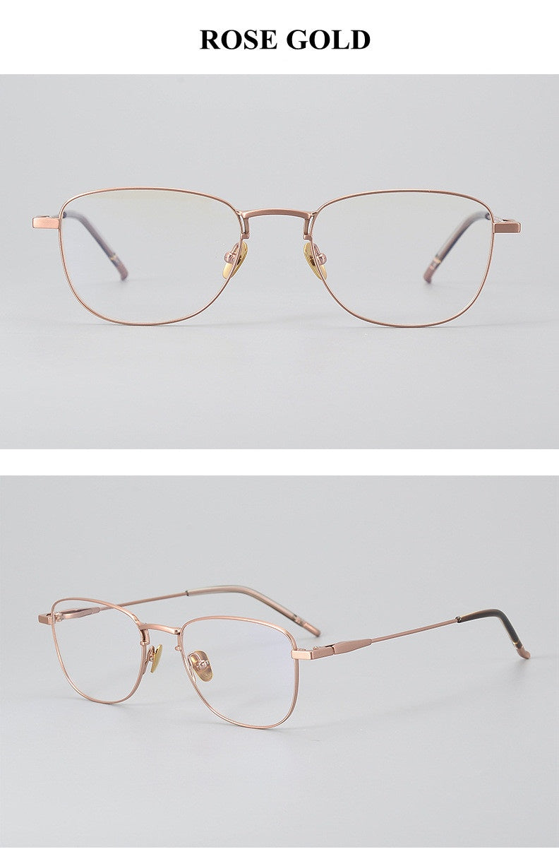 Chashma Unisex Full Rim Polygon Square Titanium Eyeglasses 887465.