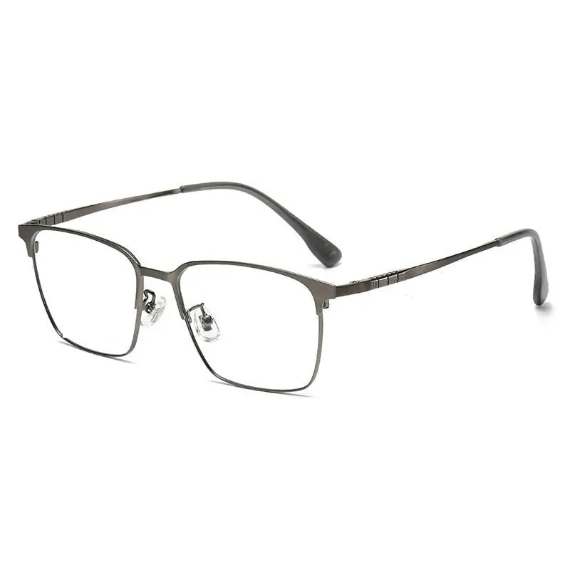 Chashma Ottica Unisex Full Rim Square Titanium Eyeglasses 98601 — view 2 | Chashma Ottica at FuzWeb