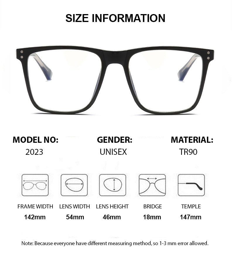 Chashma Ottica Unisex Full Rim Square Tr 90 Titanium Eyeglasses 402023 — view 1 | Chashma Ottica at FuzWeb