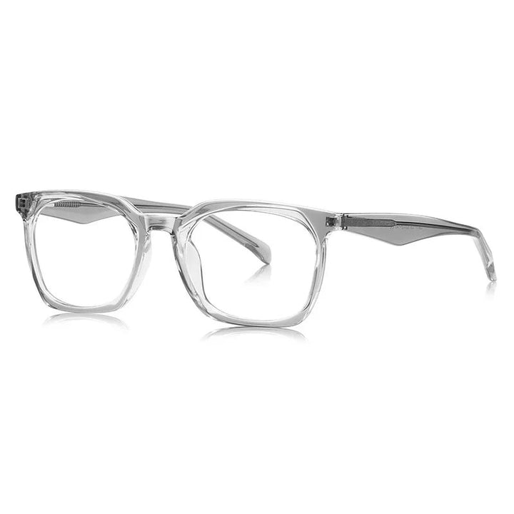 Chashma Ottica Unisex Full Rim Square Tr 90 Titanium Eyeglasses 474001