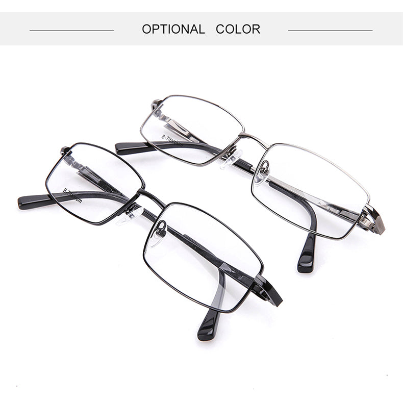 Krasivyy Unisex Full Rim Square Titanium Eyeglasses Kr4755 — view 9 | Krasivyy at FuzWeb