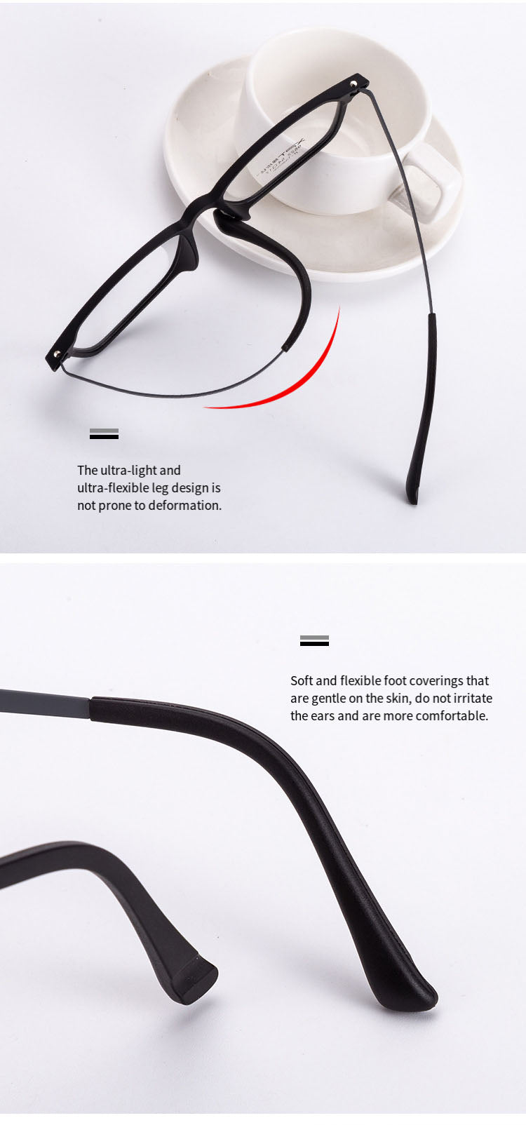 Kansept Unisex Full Rim Square Tr 90 Titanium Frames 982200 FuzWeb