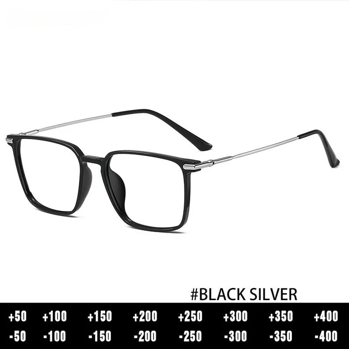 Kansept Unisex Full Rim Square Tr 90 Titanium Frames 005100 FuzWeb