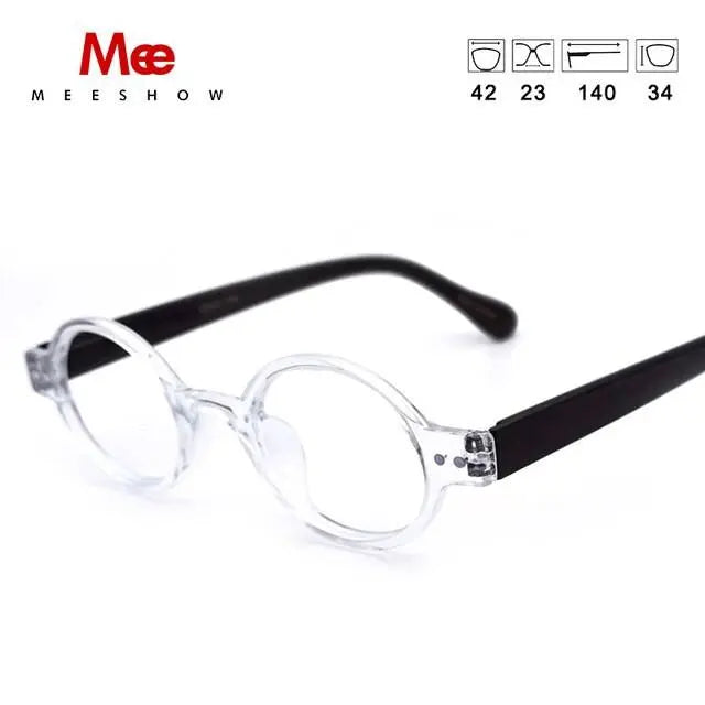 Meeshow Unisex Full Rim Round Polycarbonate Reading Glasses 1730.