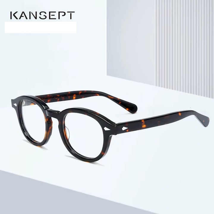 Kansept Unisex Full Rim Oval Round Acetate Reading Glasses 3 Sizes 74242