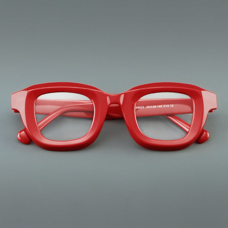CCspace Unisex Full Rim Thick Square Tr 90 Alloy Reading Glasses 3212.