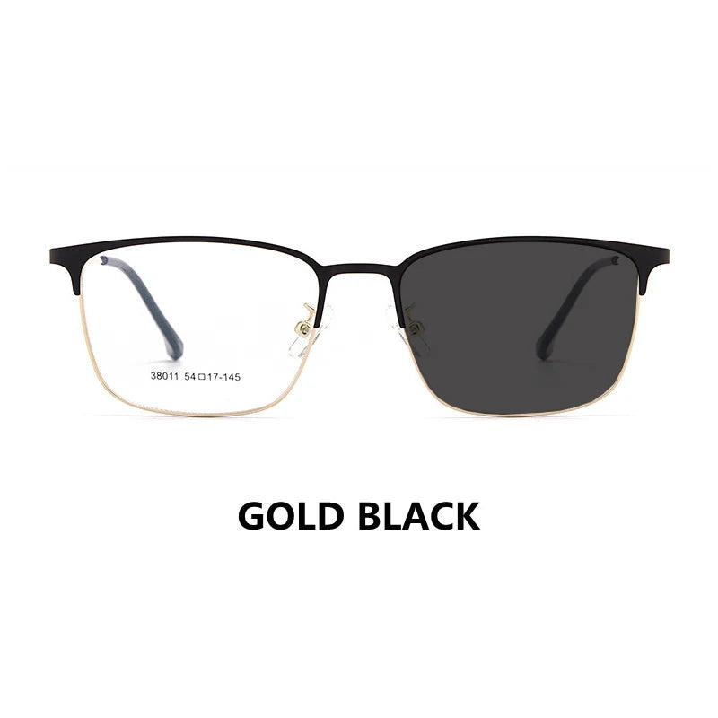 Kocolior Unisex Full Rim Square Alloy Hyperopic Reading Glasses 38011.