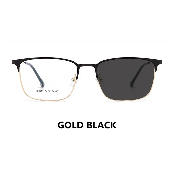 Kocolior Unisex Full Rim Square Alloy Hyperopic Reading Glasses 38011.