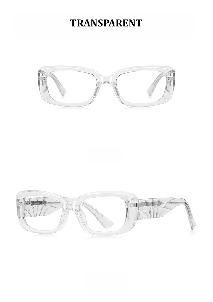 Chashma Ochki Unisex Full Rim Square Tr 90 Titanium Eyeglasses 882251.