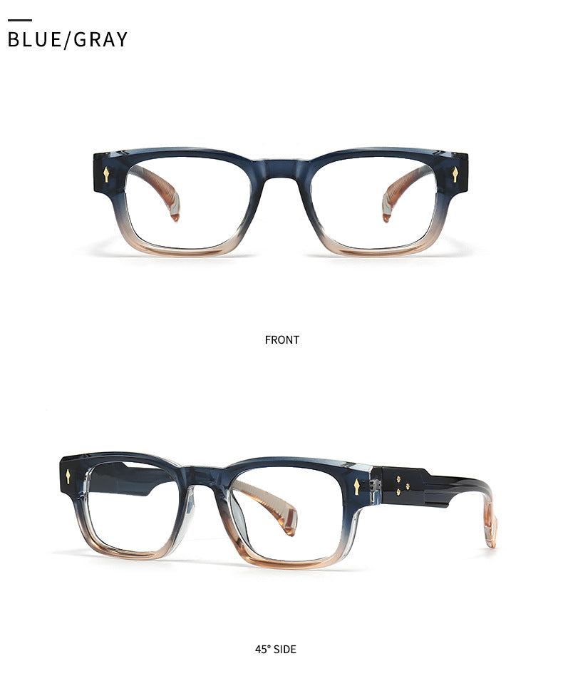 Kocolior Unisex Full Rim Rectangle Acetate Frames 341000 FuzWeb