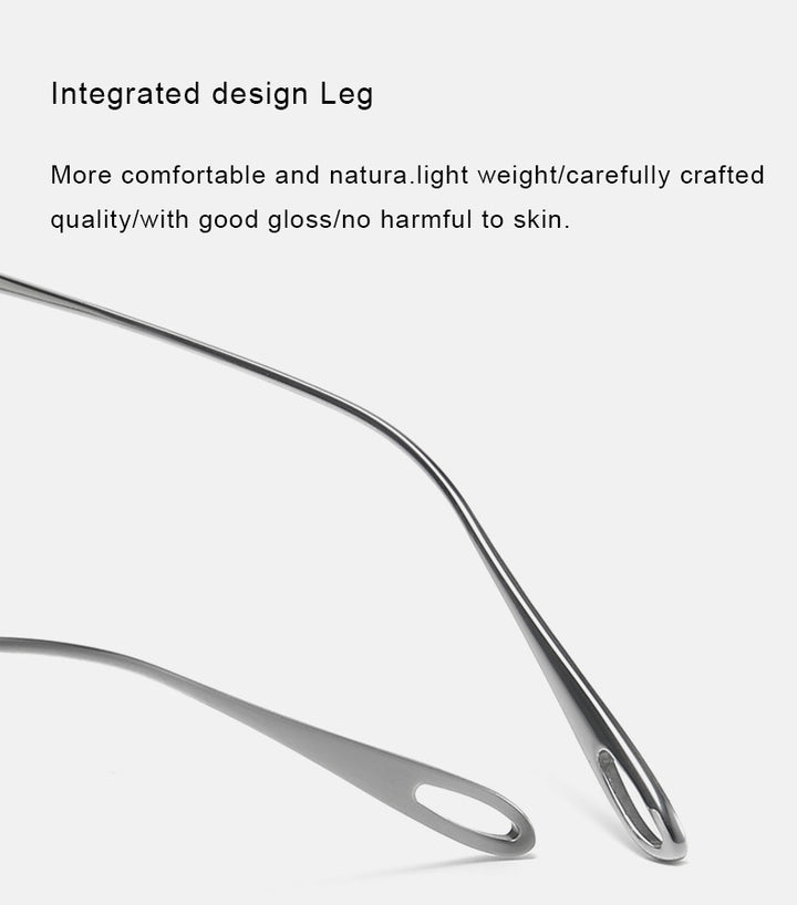 Krasivyy Unisex Full Rim Polygon Oval Titanium Acetate Eyeglasses 35957.