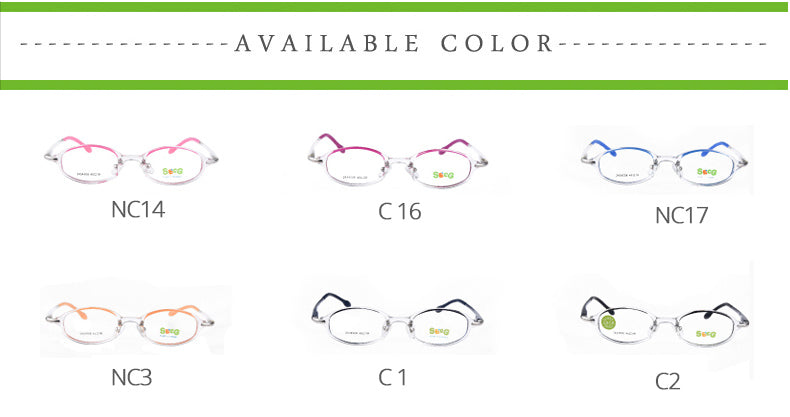 Secg Unisex Youths Rimless Oval Tr 90 Silicone Eyeglasses 2434 — view 2 | Secg at FuzWeb