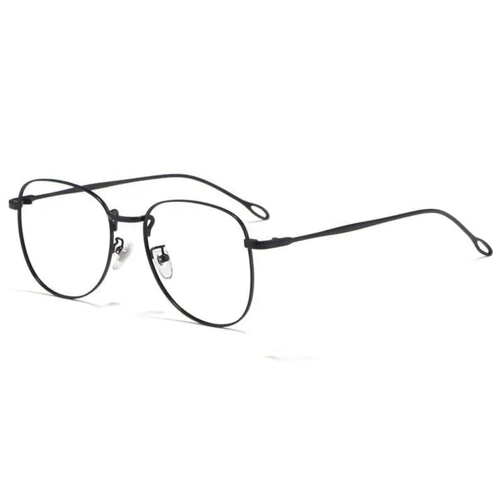 Chashma Ottica Unisex Full Rim Round Square Stainless Steel Eyeglasses