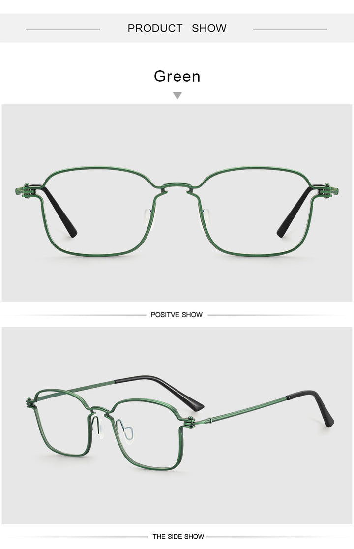 Krasivyy Mens Full Rim Square Titanium Eyeglasses Rlt5898 — view 11 | Krasivyy at FuzWeb