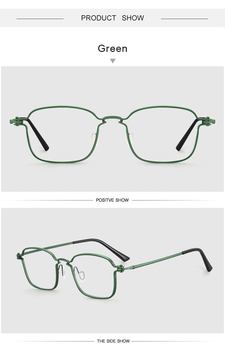 Krasivyy Mens Full Rim Square Titanium Eyeglasses Rlt5898 — view 11 | Krasivyy at FuzWeb