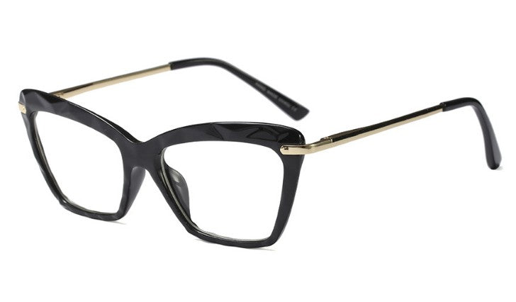 CCspace Womens Full Rim Rectangle Cat Eye Resin Alloy Frame Eyeglasses 45591 — view 7 | CCspace at FuzWeb