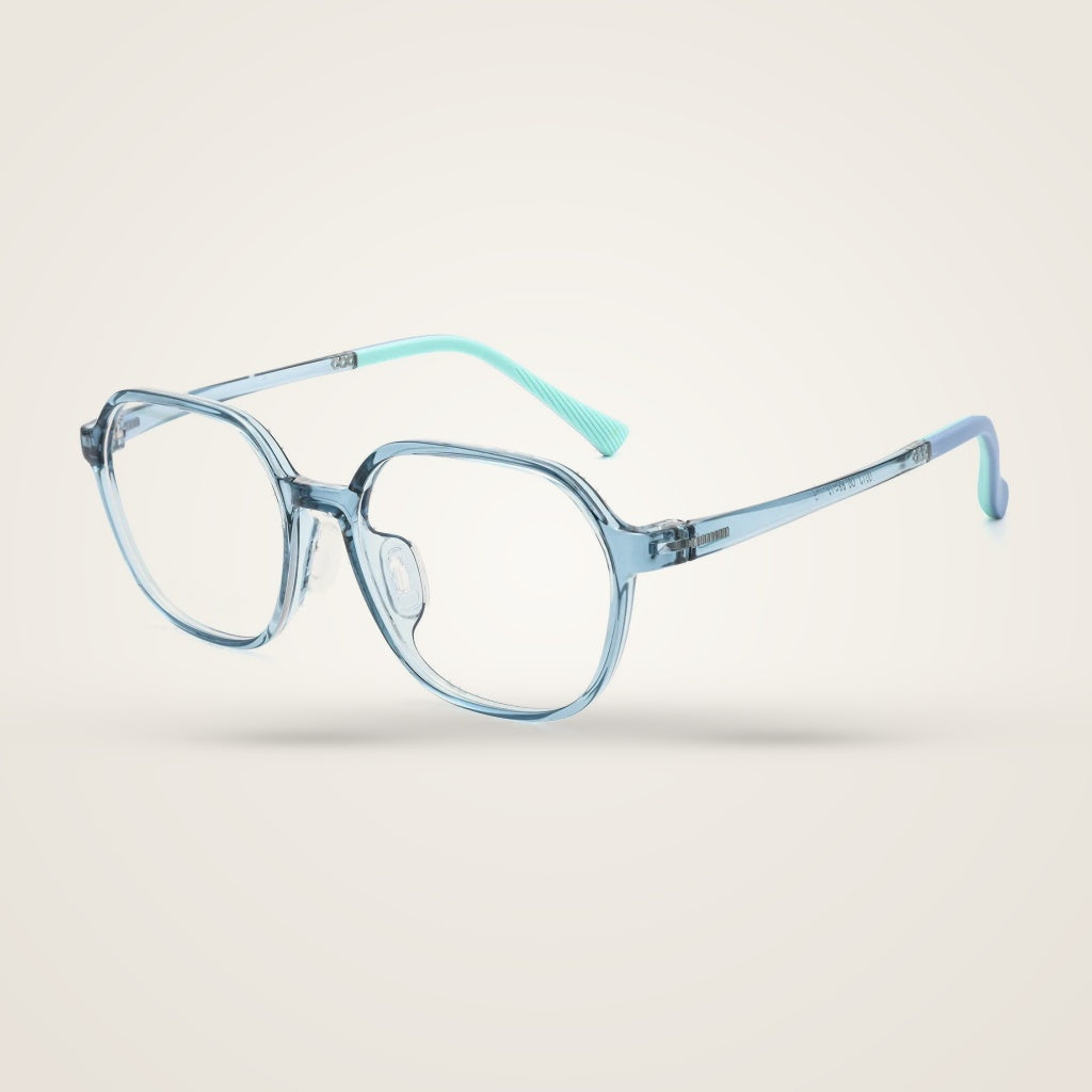 Bclear Unisex Full Rim Square TR90 Eyeglasses 6013LS — view 2 | Bclear at FuzWeb