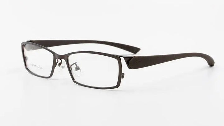 Bclear Men Titanium Alloy Metal Eyeglasses Full Rim Eyewear S1976 — view 3 | Bclear at FuzWeb