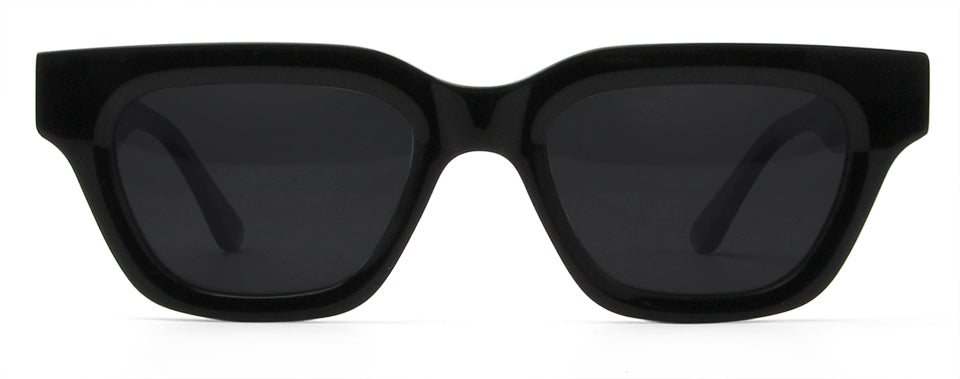 Esnbie Unisex Full Rim Square Brow Line Thick Acetate Sunglasses 23029.