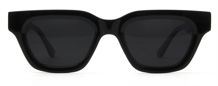 Esnbie Unisex Full Rim Square Brow Line Thick Acetate Sunglasses 23029.